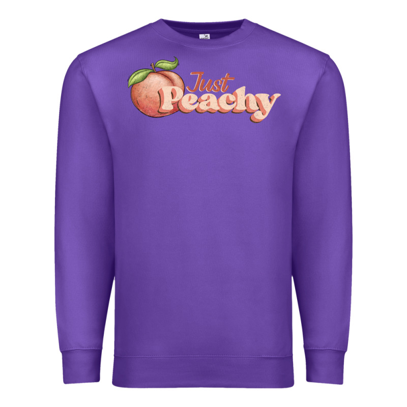 Just Peachy Premium Sweatshirt by JahusDesignShop | Teevron