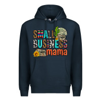 Navy small business mama Premium Hoodie - AdoDesignShop
