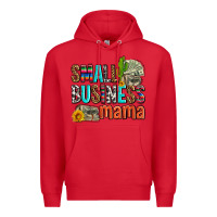 Red small business mama Premium Hoodie - AdoDesignShop