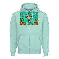 Bull Skull Cross Skinny Metal Can Holder Zipper Hoodie | Teevron