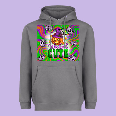 Wicked Cute Halloween Heavyweight Hoodie Designed By Artiststas