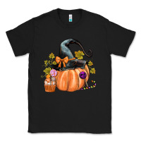Black Kids Pumpkin with Halloween Classic Tee - texasbilliewilder