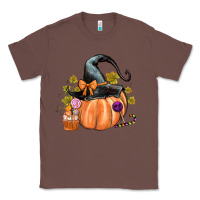 Chestnut Kids Pumpkin with Halloween Classic Tee - texasbilliewilder