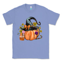 Colony Blue Kids Pumpkin with Halloween Classic Tee - texasbilliewilder