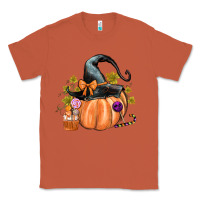 Copper Kids Pumpkin with Halloween Classic Tee - texasbilliewilder