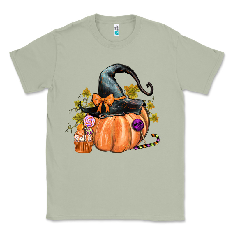 Kids Pumpkin With Halloween Classic Tee by texasbilliewilder | Teevron
