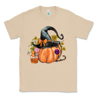 Mushroom Kids Pumpkin with Halloween Classic Tee - texasbilliewilder