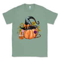 Sage Kids Pumpkin with Halloween Classic Tee - texasbilliewilder