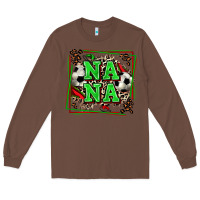 Chestnut soccer nana with leopard Long Sleeve Tee - Zillion Design Studio