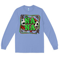 Colony Blue soccer nana with leopard Long Sleeve Tee - Zillion Design Studio