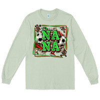 Matcha soccer nana with leopard Long Sleeve Tee - Zillion Design Studio