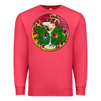 Cardinal Christmas martini Premium Sweatshirt - AdoDesignShop