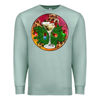 Seafoam Christmas martini Premium Sweatshirt - AdoDesignShop