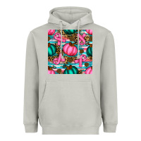 Moon Dust breast cancer awareness with pumpkins seamless pattern Heavyweight Hoodie - BundleAndBundleShop
