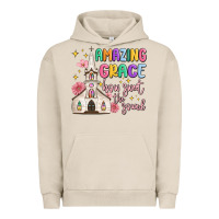 Pigment French Oak amazing grace how sweet the sound Urban Hoodie - MaliasSmallBusiness