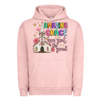 Pigment Salmon amazing grace how sweet the sound Urban Hoodie - MaliasSmallBusiness