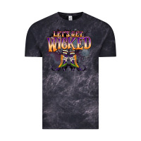 Cloud Black lets get wıcked Vintage Tee - BarkalooDesign