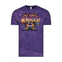 Cloud Purple lets get wıcked Vintage Tee - BarkalooDesign