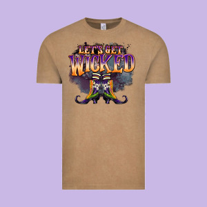 Lets Get Wıcked Vintage Tee Designed By Barkaloodesign