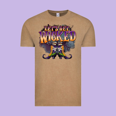Lets Get Wıcked Vintage Tee Designed By Barkaloodesign