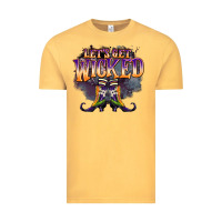 Vintage Mustard lets get wıcked Vintage Tee - BarkalooDesign