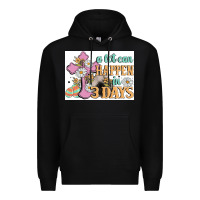 Black a lot can happen in 3 days Premium Hoodie - MaliasSmallBusiness