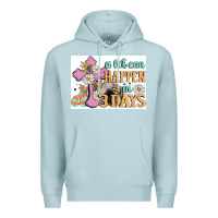 Blue Mist a lot can happen in 3 days Premium Hoodie - MaliasSmallBusiness