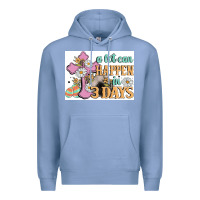Colony Blue a lot can happen in 3 days Premium Hoodie - MaliasSmallBusiness