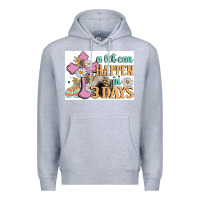 Heather Grey a lot can happen in 3 days Premium Hoodie - MaliasSmallBusiness