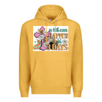 Mustard a lot can happen in 3 days Premium Hoodie - MaliasSmallBusiness
