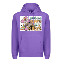 Purple a lot can happen in 3 days Premium Hoodie - MaliasSmallBusiness