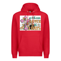 Red a lot can happen in 3 days Premium Hoodie - MaliasSmallBusiness