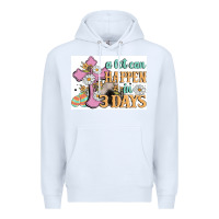 White a lot can happen in 3 days Premium Hoodie - MaliasSmallBusiness