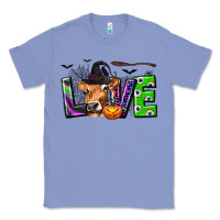 Colony Blue Love Halloween Cow Classic Tee - texasbilliewilder