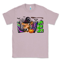 Lilac Love Halloween Cow Classic Tee - texasbilliewilder