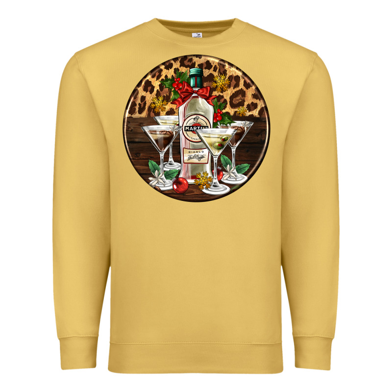 Christmas Martini Cocktail Party Premium Sweatshirt by AdoDesignShop | Teevron