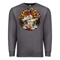 Charcoal Heather christmas martini cocktail party Premium Sweatshirt - AdoDesignShop
