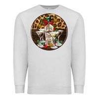 Dove Grey christmas martini cocktail party Premium Sweatshirt - AdoDesignShop