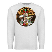 Oatmeal Heather christmas martini cocktail party Premium Sweatshirt - AdoDesignShop