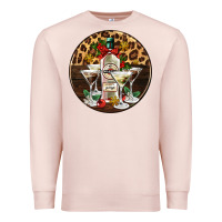 Pale Pink christmas martini cocktail party Premium Sweatshirt - AdoDesignShop