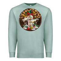 Seafoam christmas martini cocktail party Premium Sweatshirt - AdoDesignShop
