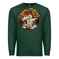 Sports Green christmas martini cocktail party Premium Sweatshirt - AdoDesignShop