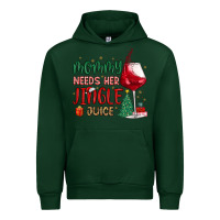 Forest Green mommy needs her jingle juice Urban Hoodie - MaliasSmallBusiness