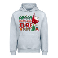 Heather Grey mommy needs her jingle juice Urban Hoodie - MaliasSmallBusiness
