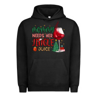 Pigment Black mommy needs her jingle juice Urban Hoodie - MaliasSmallBusiness