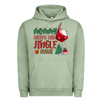 Pigment Oil Green mommy needs her jingle juice Urban Hoodie - MaliasSmallBusiness