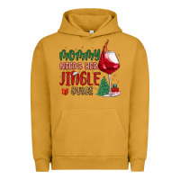 Pigment Peanut Butter mommy needs her jingle juice Urban Hoodie - MaliasSmallBusiness
