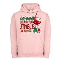 Pigment Salmon mommy needs her jingle juice Urban Hoodie - MaliasSmallBusiness