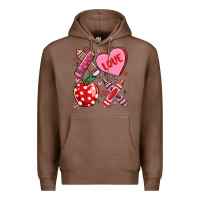 Valentine Xoxo Teacher Premium Hoodie | Teevron