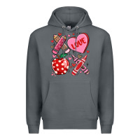 Rock valentine xoxo teacher Premium Hoodie - MaliasSmallBusiness